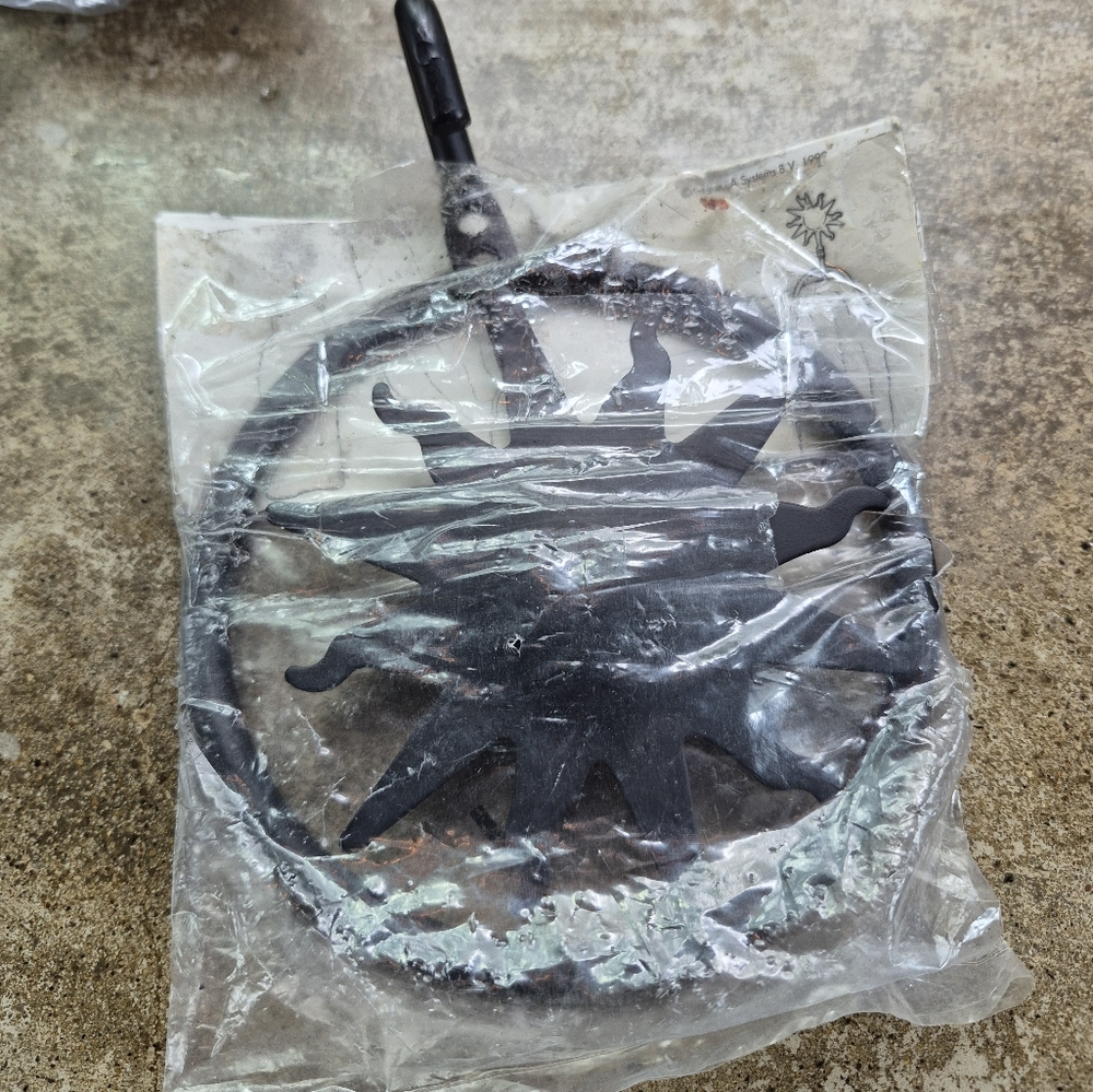 ❤️‍🔥New IKEA Bathroom Sun Metal Black Wall Hook